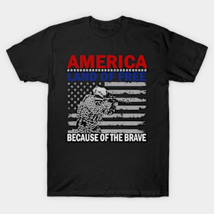 america land of free 4 july T-Shirt